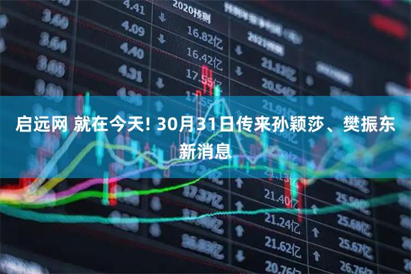 启远网 就在今天! 30月31日传来孙颖莎、樊振东新消息